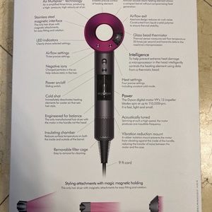 Dyson supersonic hair dryer
